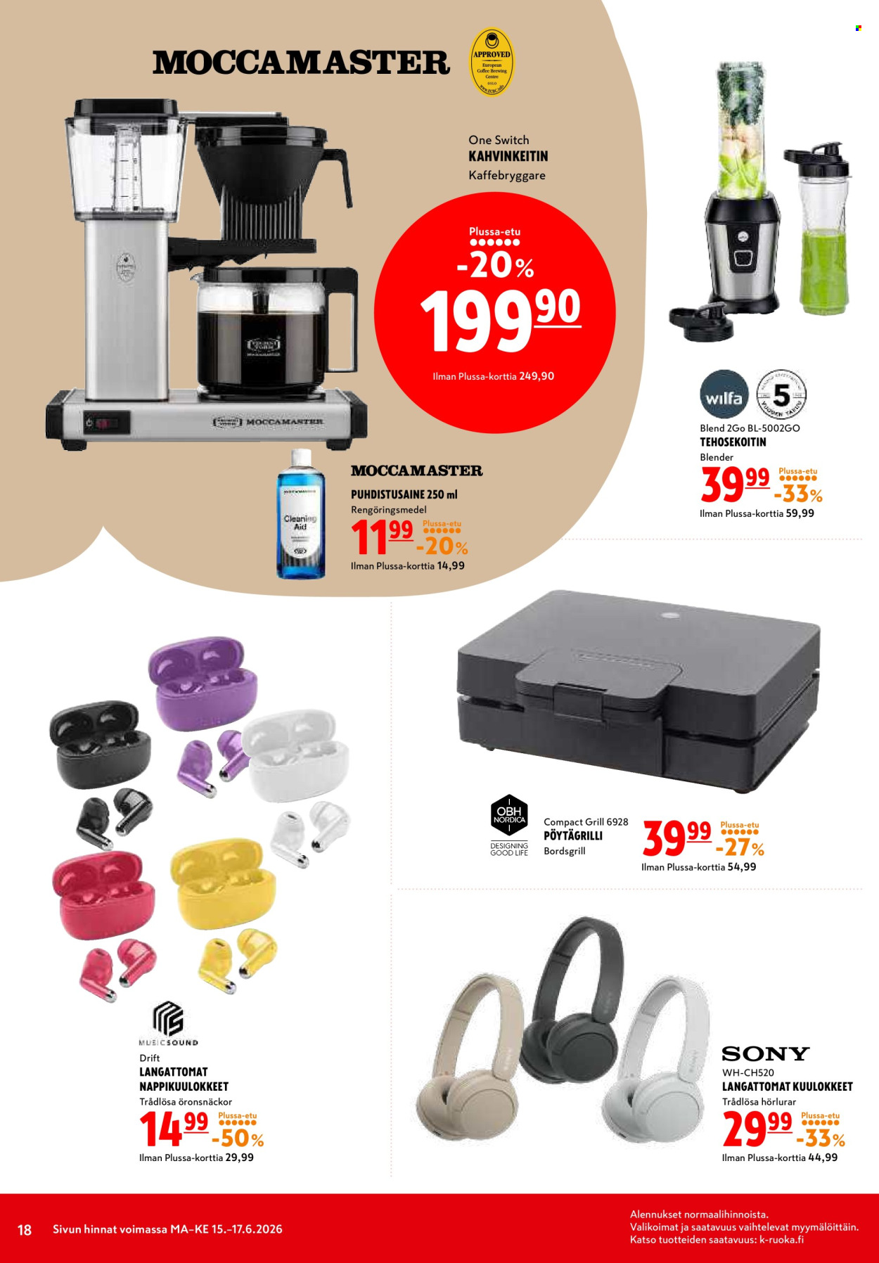K-citymarket tarjouslehti  - 15.06.2026 - 17.06.2026. Sivu 18