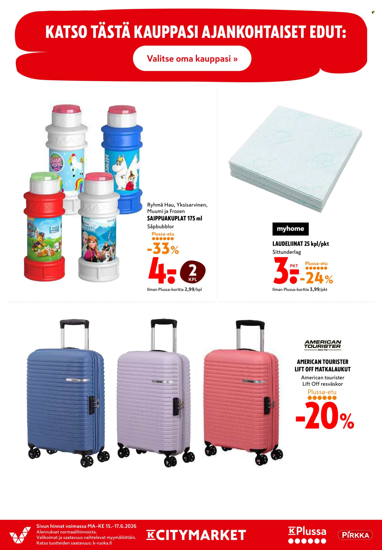 K-citymarket tarjouslehti  - 15.06.2026 - 17.06.2026. Sivu 20
