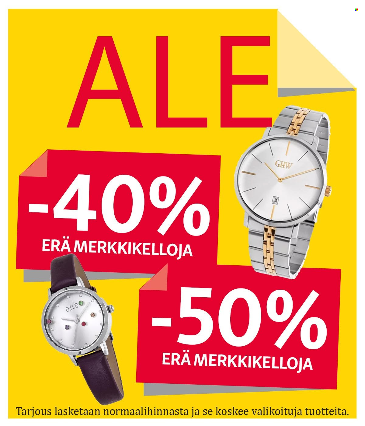 Kultajousi tarjouslehti . Sivu 1