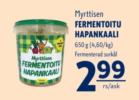 Myrttisen FERMENTOITU HAPANKAALI