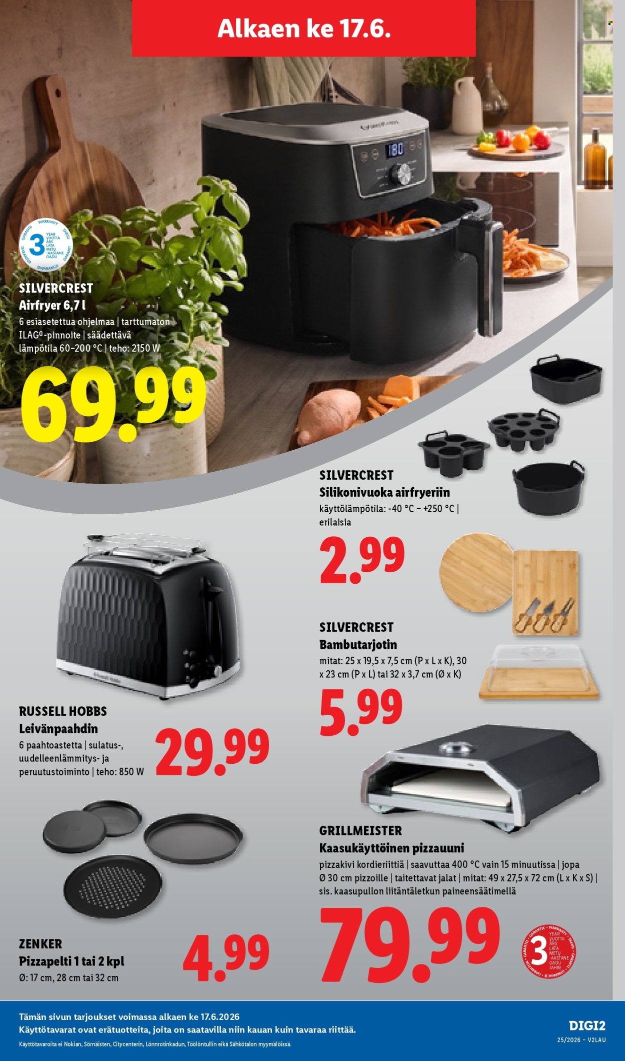 Lidl tarjouslehti  - 17.06.2026 - 24.06.2026. Sivu 18