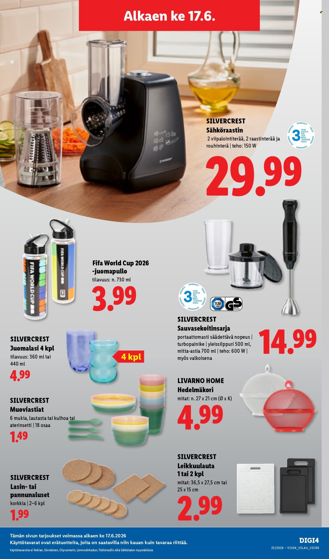 Lidl tarjouslehti  - 17.06.2026 - 24.06.2026. Sivu 20