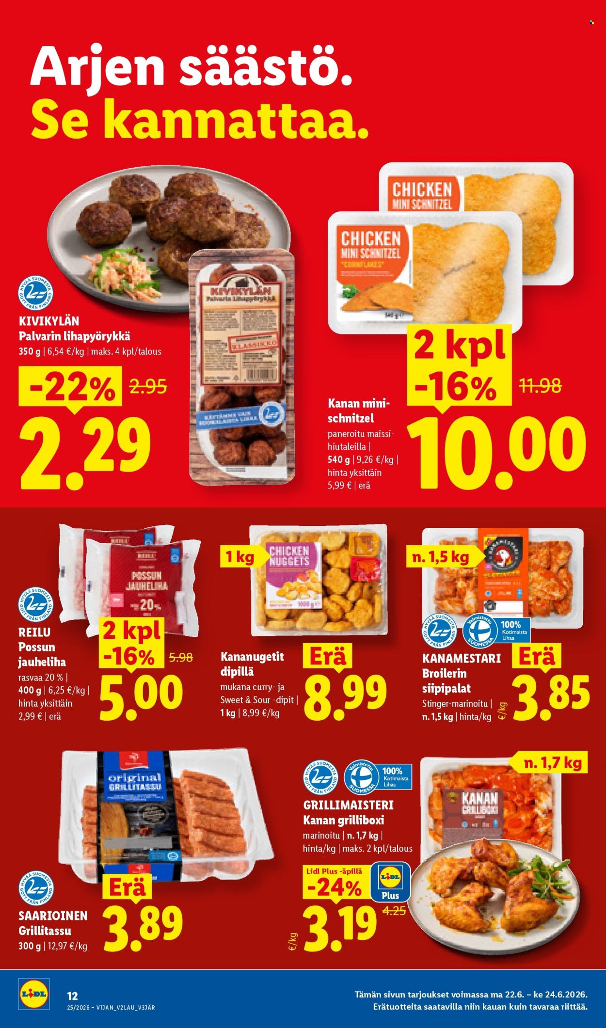 Lidl tarjouslehti  - 17.06.2026 - 24.06.2026. Sivu 24
