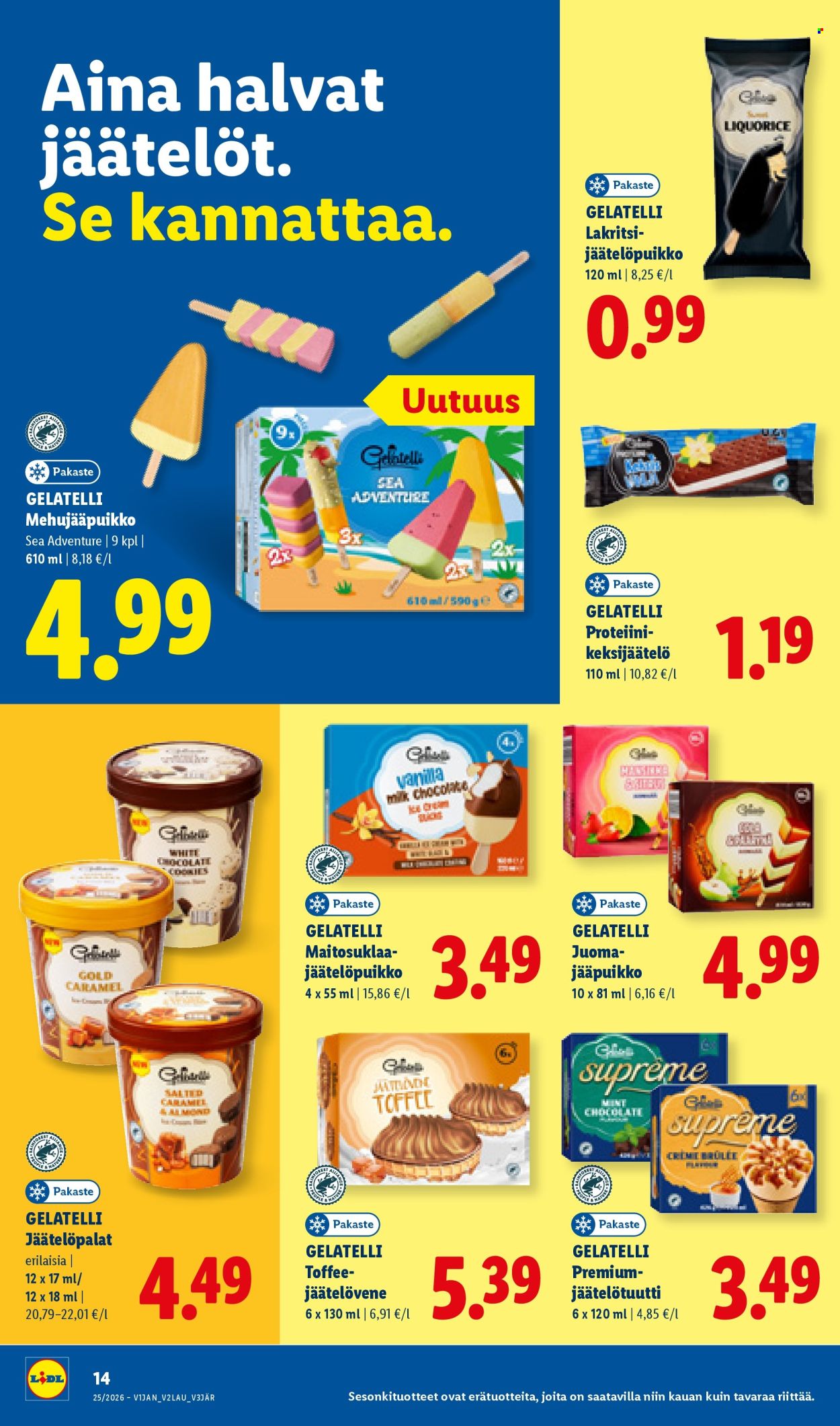 Lidl tarjouslehti  - 17.06.2026 - 24.06.2026. Sivu 26