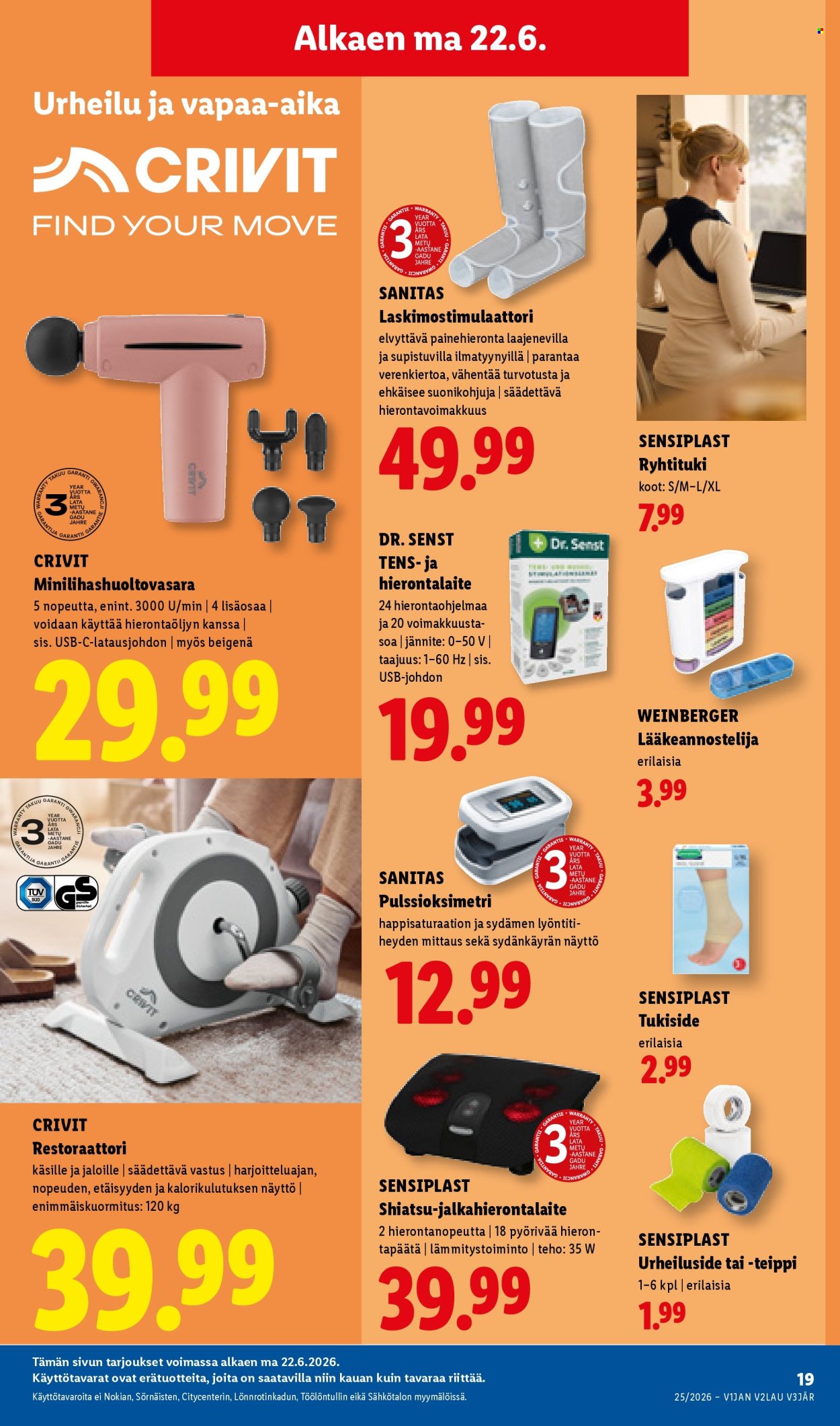 Lidl tarjouslehti  - 17.06.2026 - 24.06.2026. Sivu 31