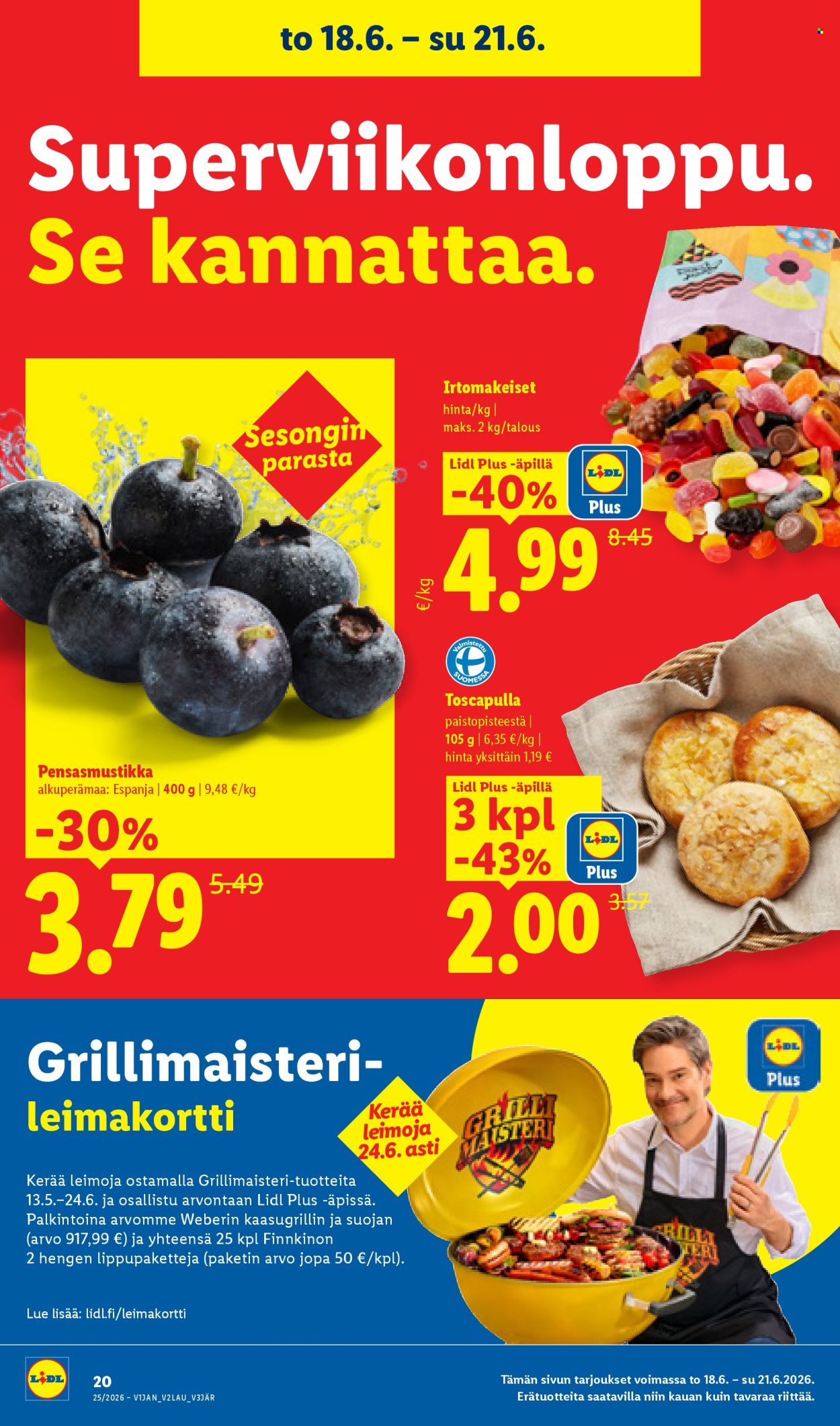 Lidl tarjouslehti  - 17.06.2026 - 24.06.2026. Sivu 32