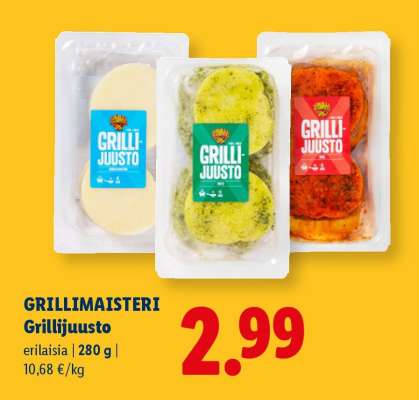 GRILLIMAISTERI Grillijuusto