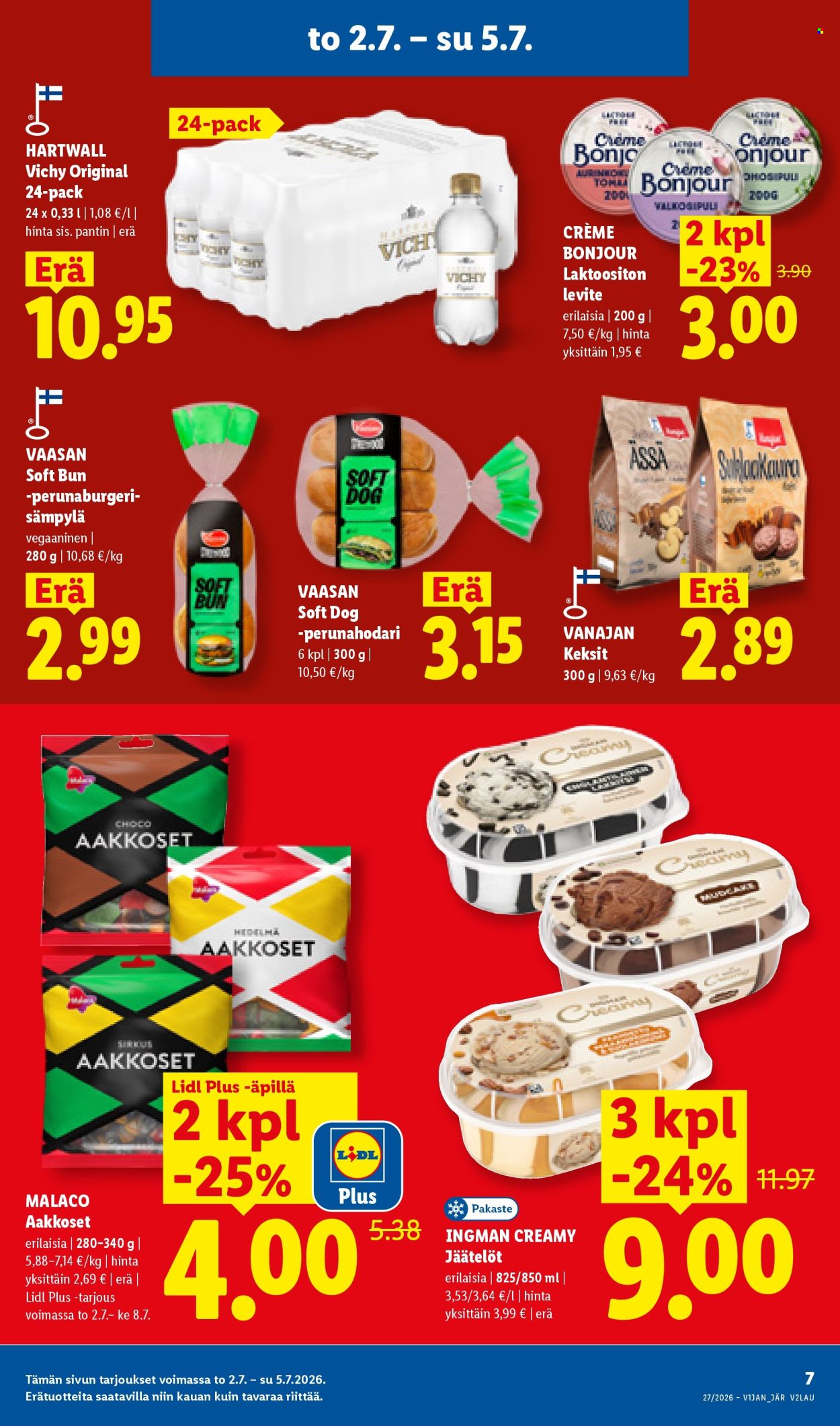 Lidl tarjouslehti  - 02.07.2026 - 08.07.2026. Sivu 7