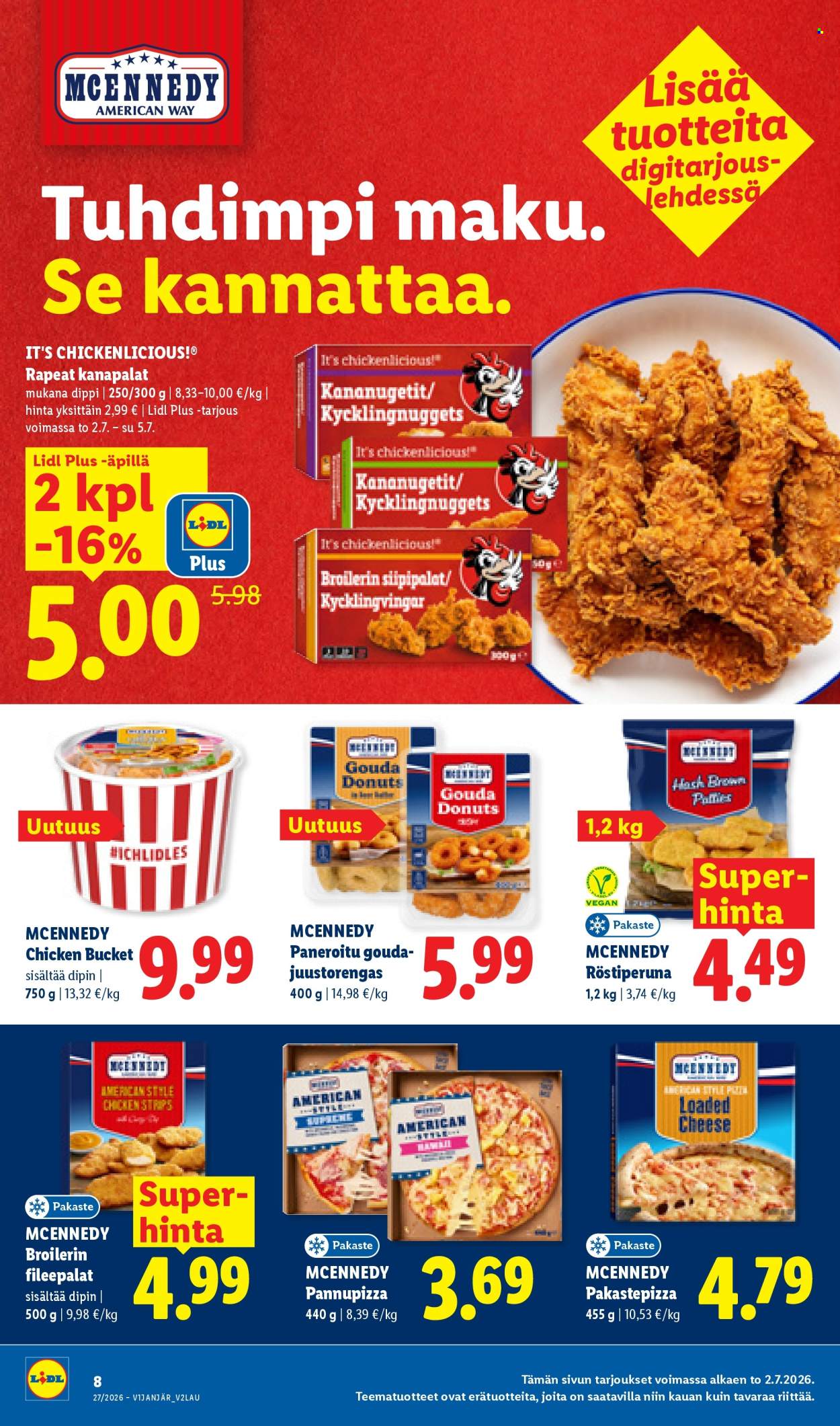 Lidl tarjouslehti  - 02.07.2026 - 08.07.2026. Sivu 8