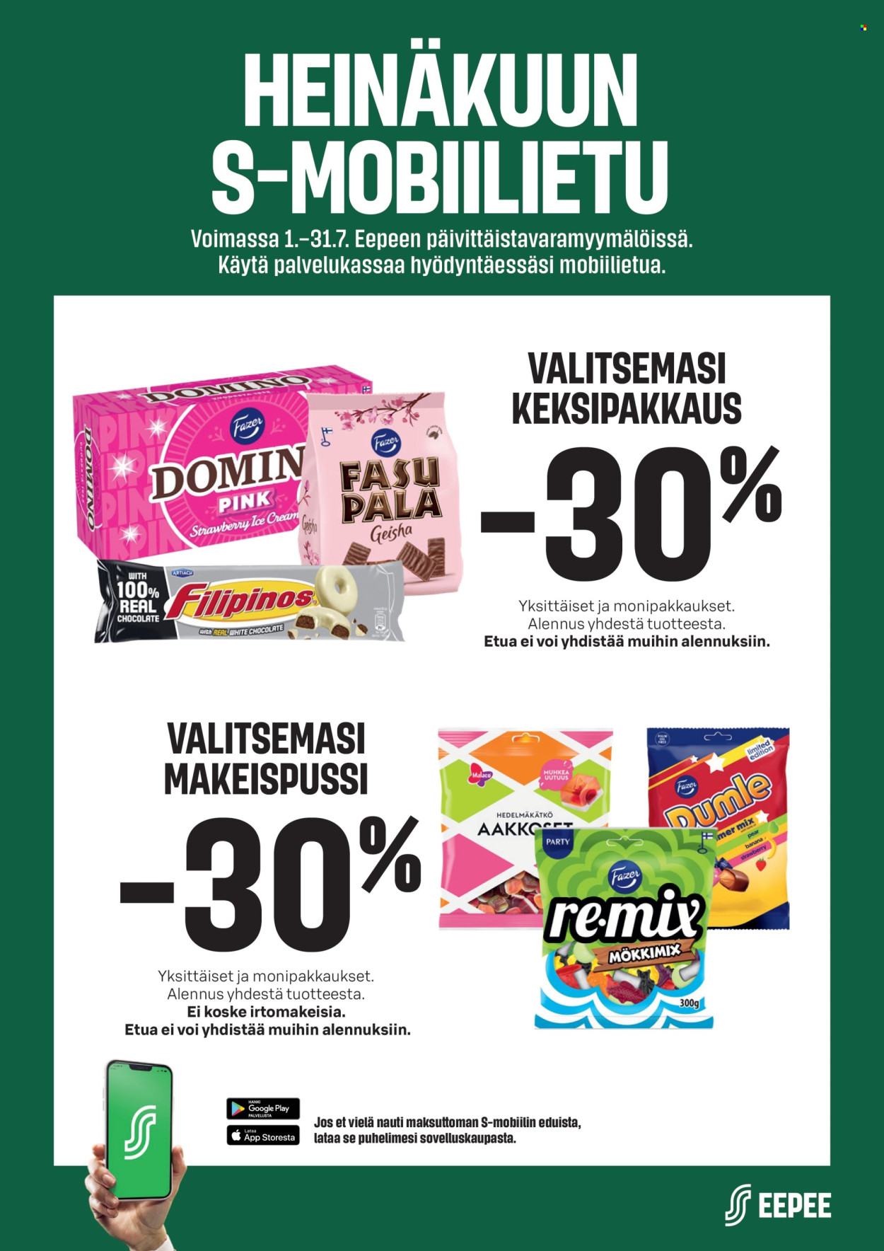 S-market tarjouslehti  - 01.07.2026 - 31.07.2026. Sivu 1