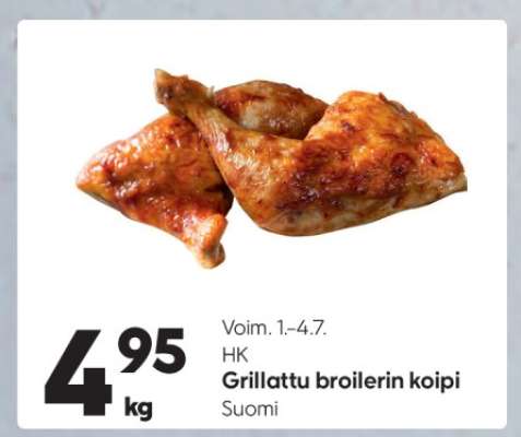 HK Grillattu broilerin koipi