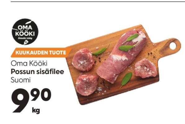 Oma Kööki Possun sisäfilee