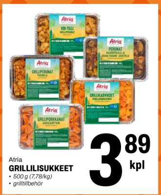 Atria GRILLILISUKKEET