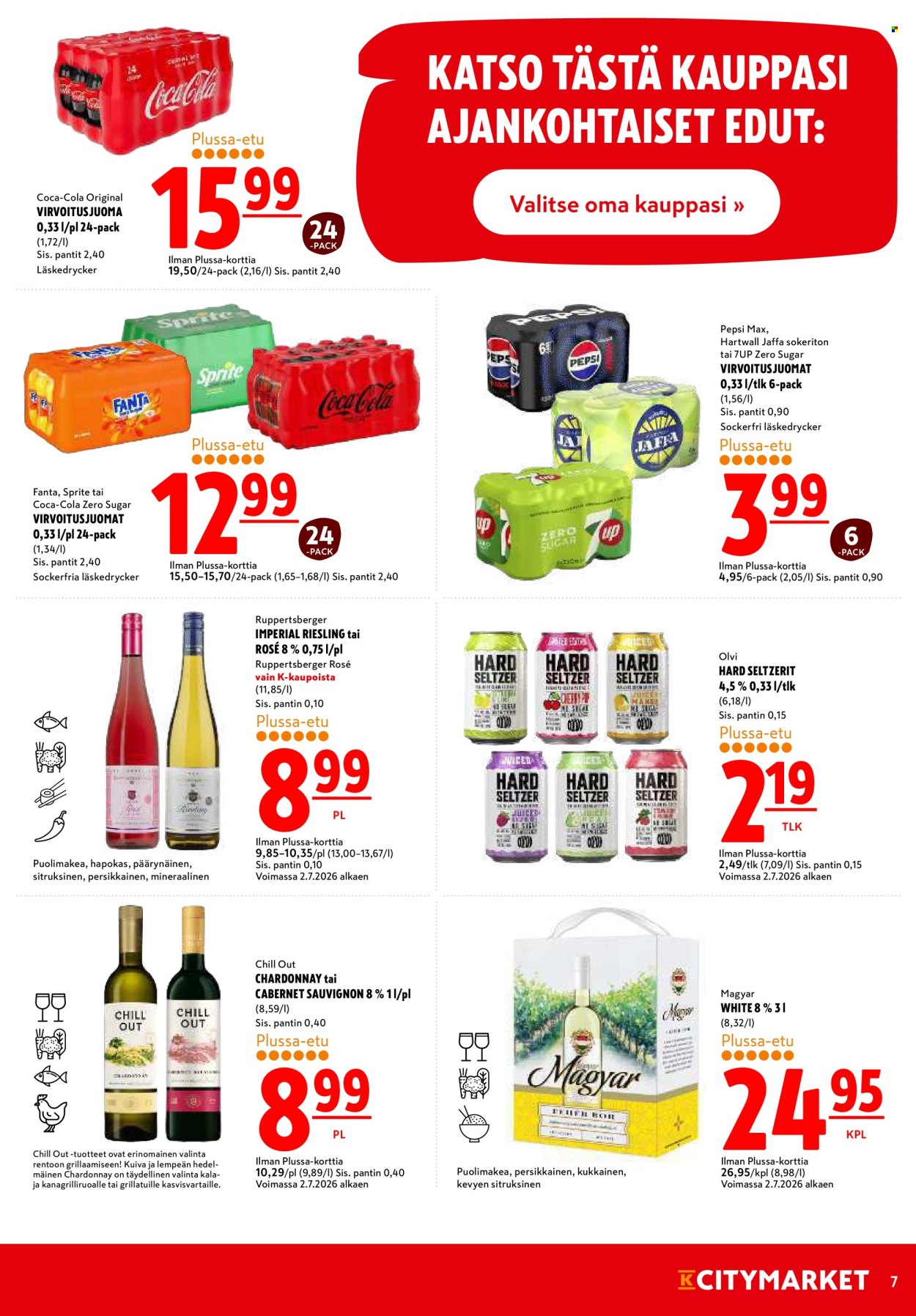 K-citymarket tarjouslehti  - 02.07.2026 - 05.07.2026. Sivu 7