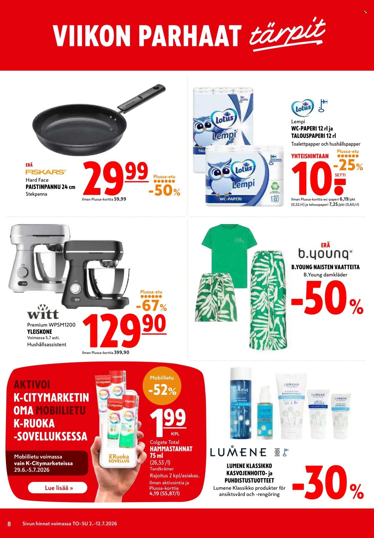 K-citymarket tarjouslehti  - 02.07.2026 - 05.07.2026. Sivu 8