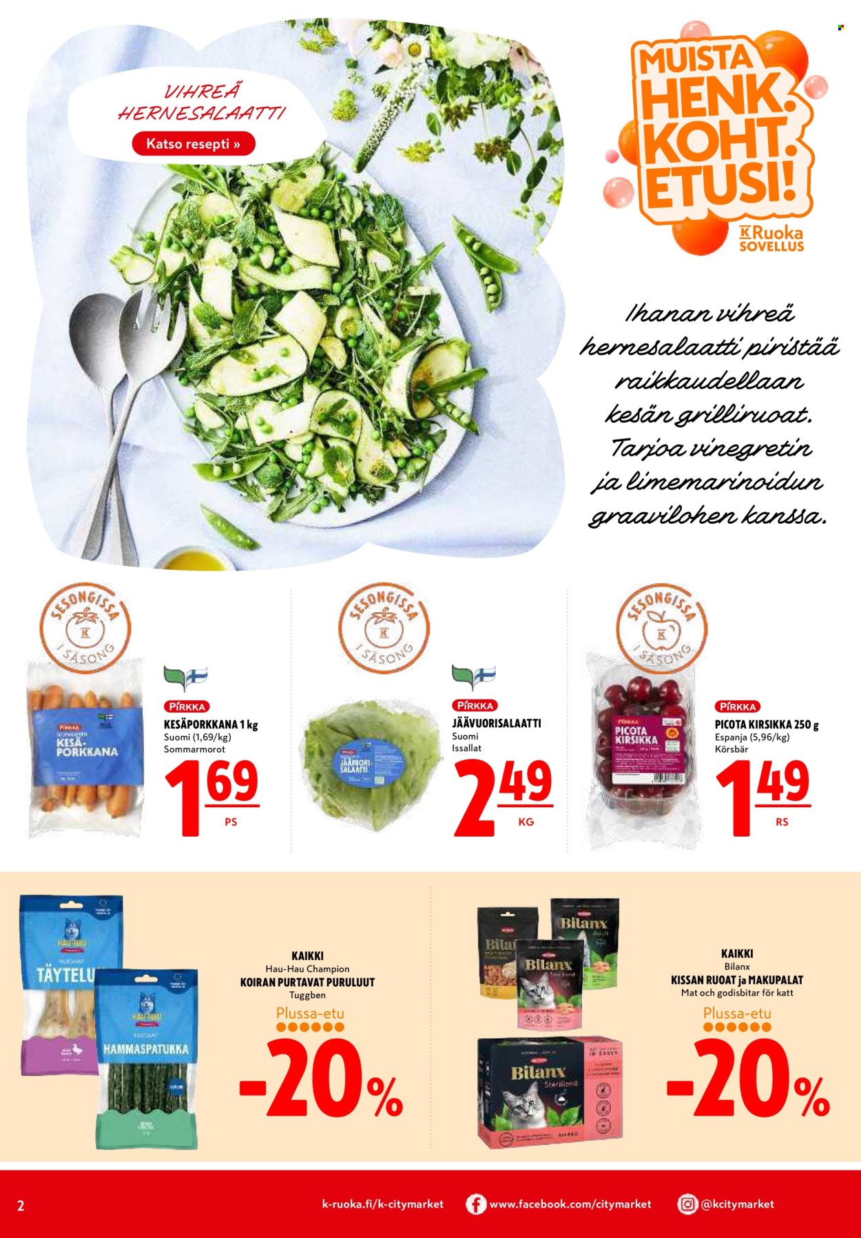 K-citymarket tarjouslehti  - 06.07.2026 - 12.07.2026. Sivu 2