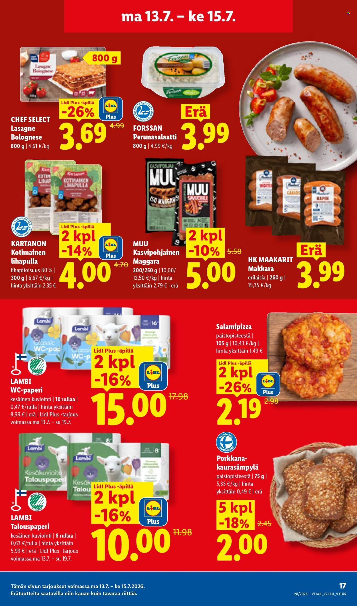 Lidl tarjouslehti  - 09.07.2026 - 15.07.2026. Sivu 23