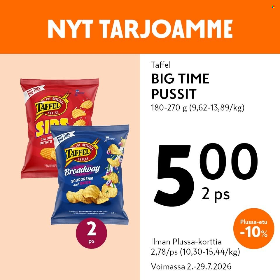 K-market tarjouslehti  - 02.07.2026 - 29.07.2026. Sivu 6