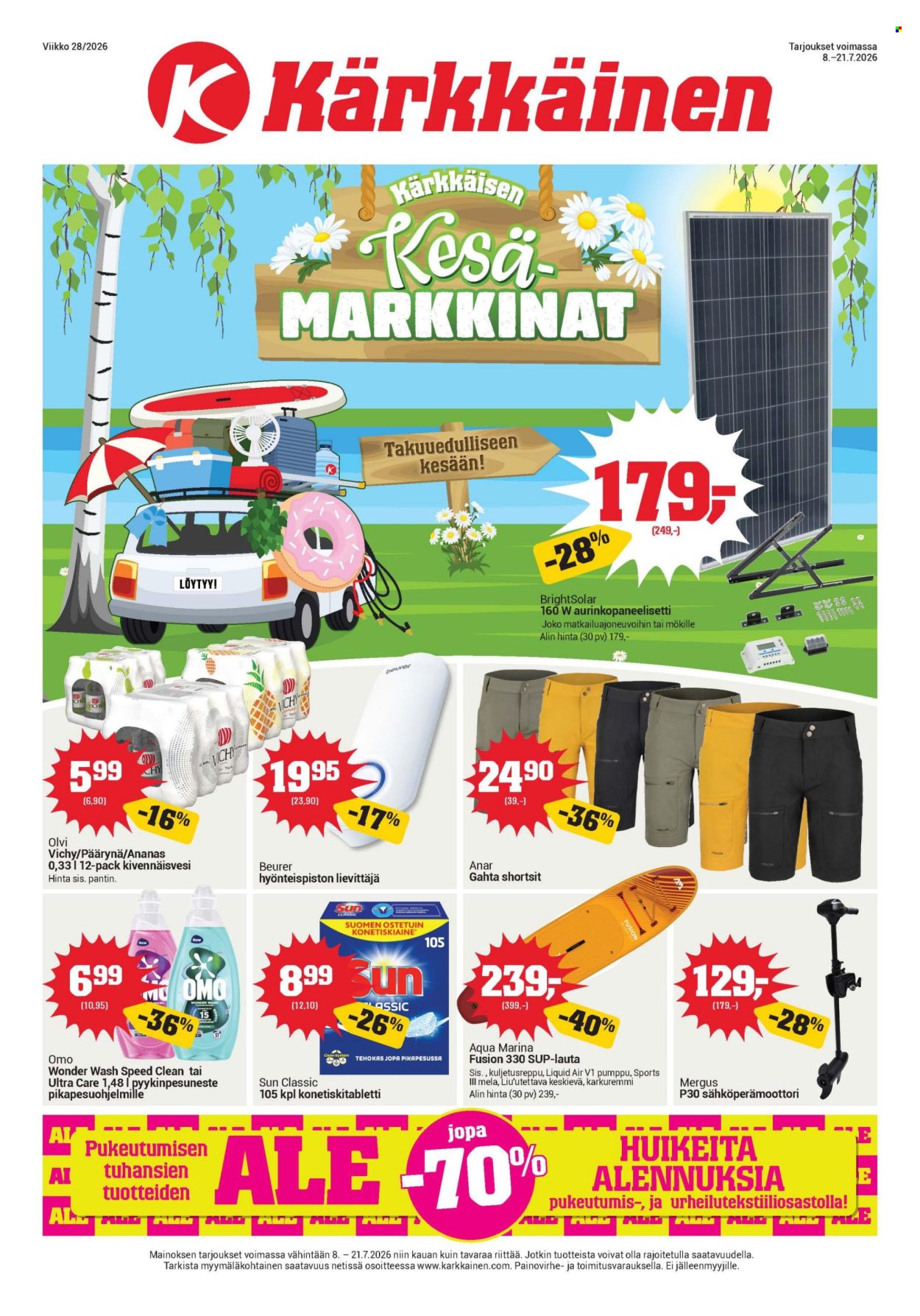 Kärkkäinen tarjouslehti  - 08.07.2026 - 21.07.2026. Sivu 1