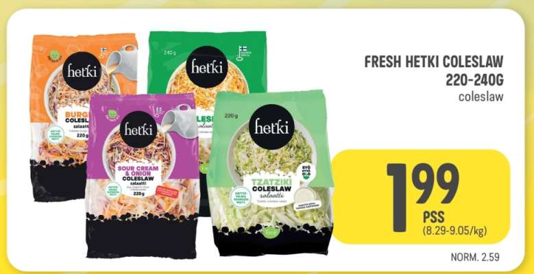 FRESH HETKI COLESLAW