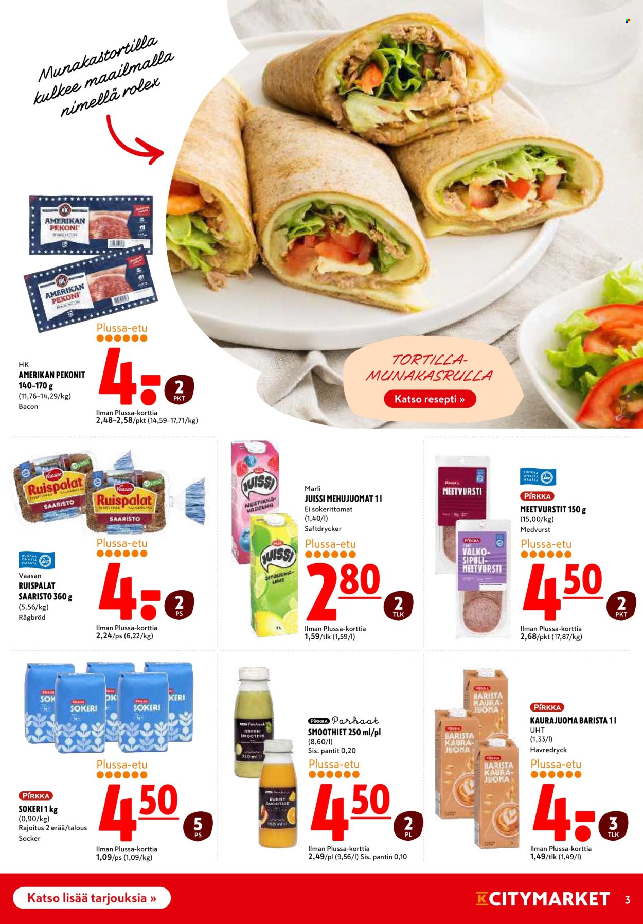 K-citymarket tarjouslehti  - 09.07.2026 - 12.07.2026. Sivu 3