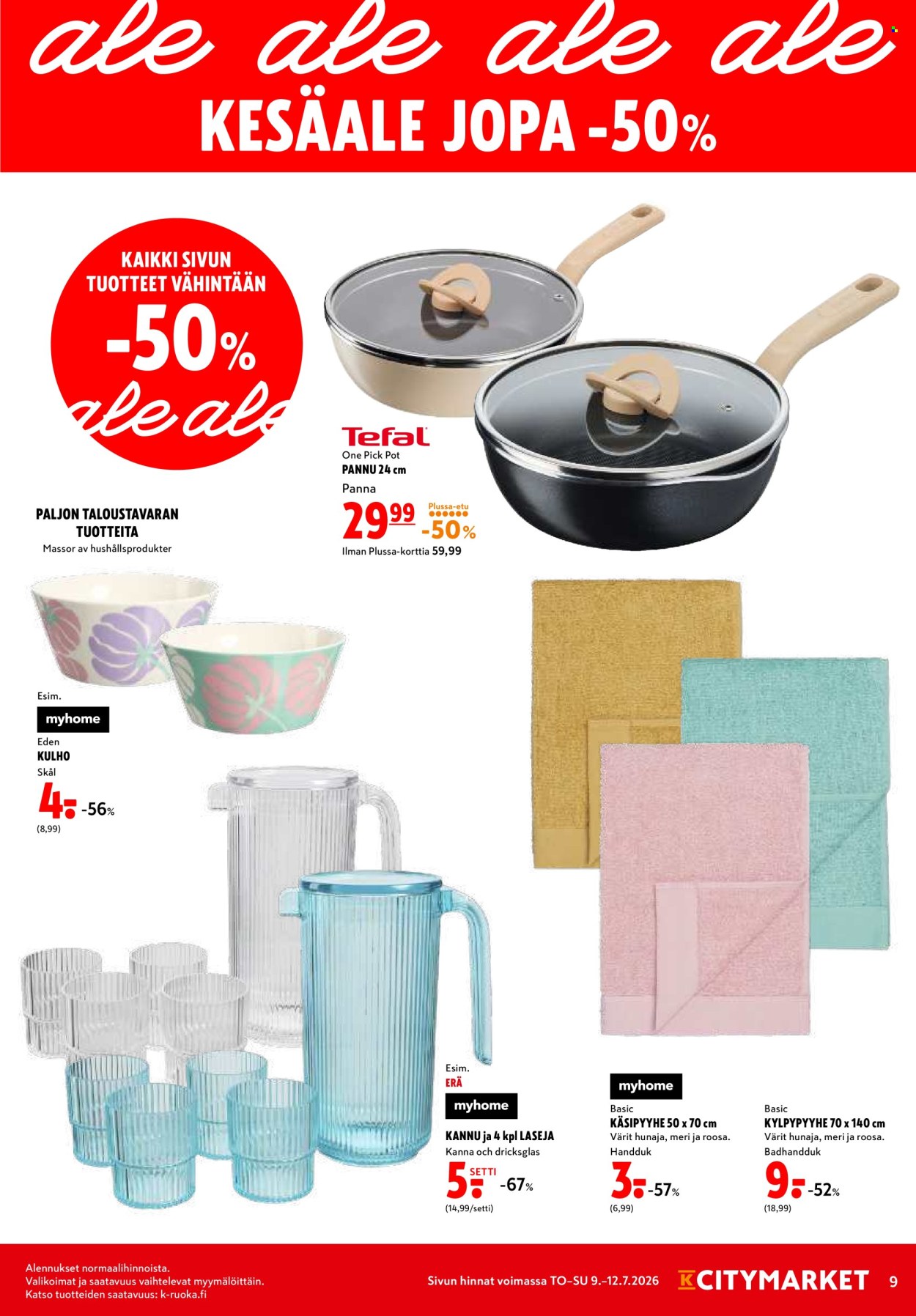 K-citymarket tarjouslehti  - 09.07.2026 - 12.07.2026. Sivu 9