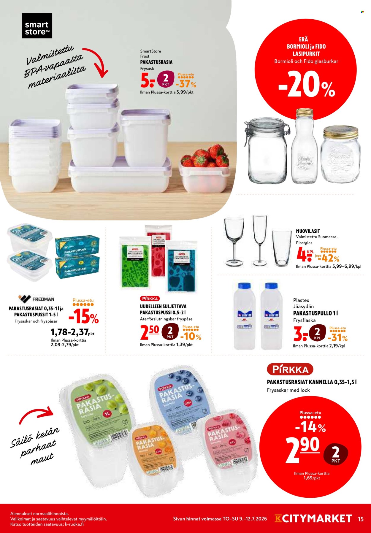 K-citymarket tarjouslehti  - 09.07.2026 - 12.07.2026. Sivu 15