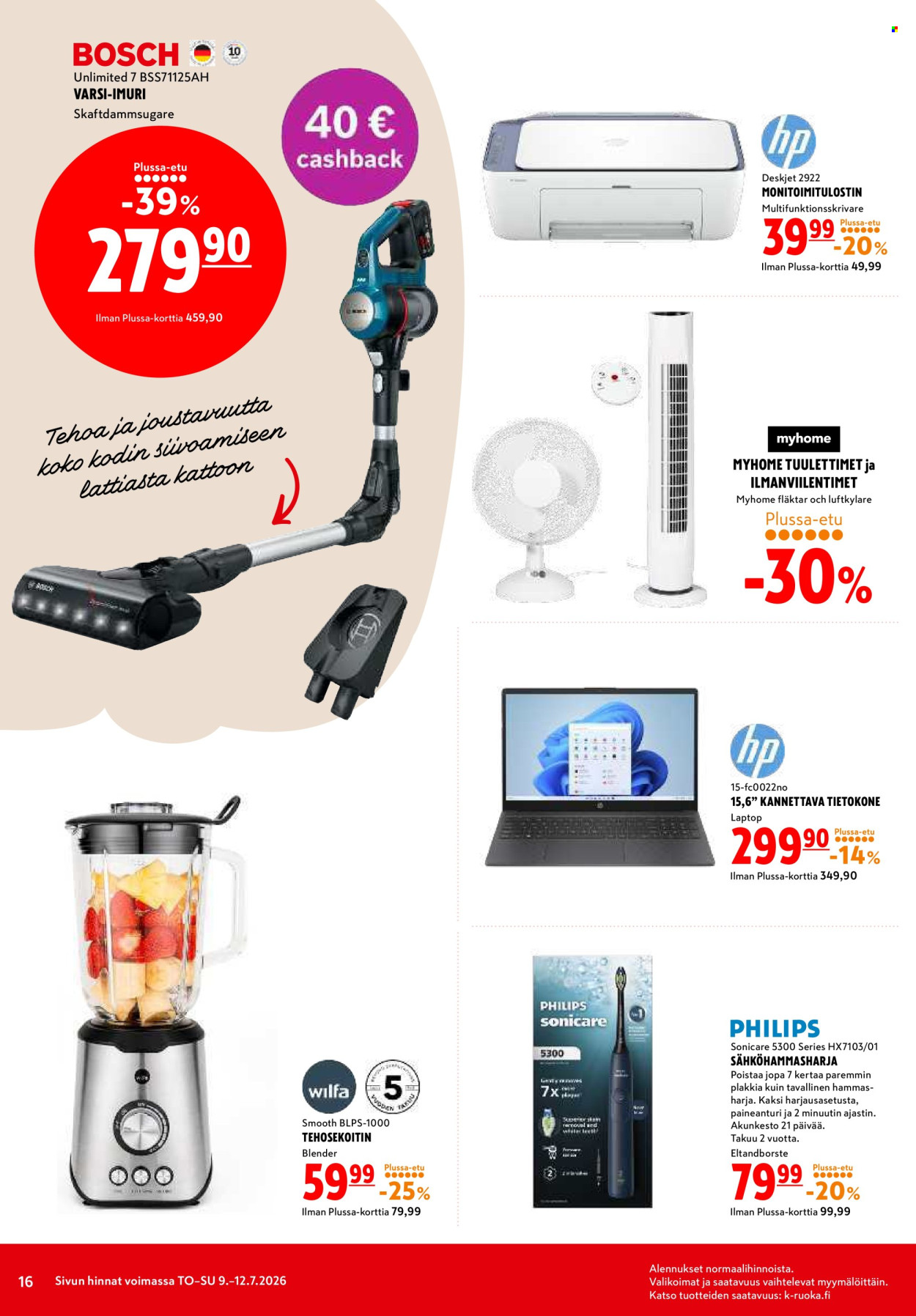 K-citymarket tarjouslehti  - 09.07.2026 - 12.07.2026. Sivu 16