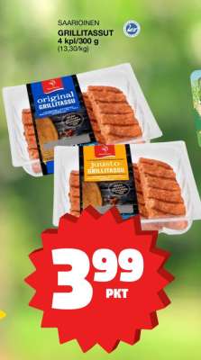 SAARIOINEN Grillitassut