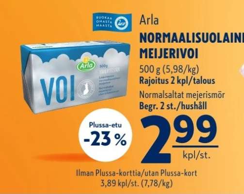Arla NORMAALISUOLAINEN MEIJERIVOI