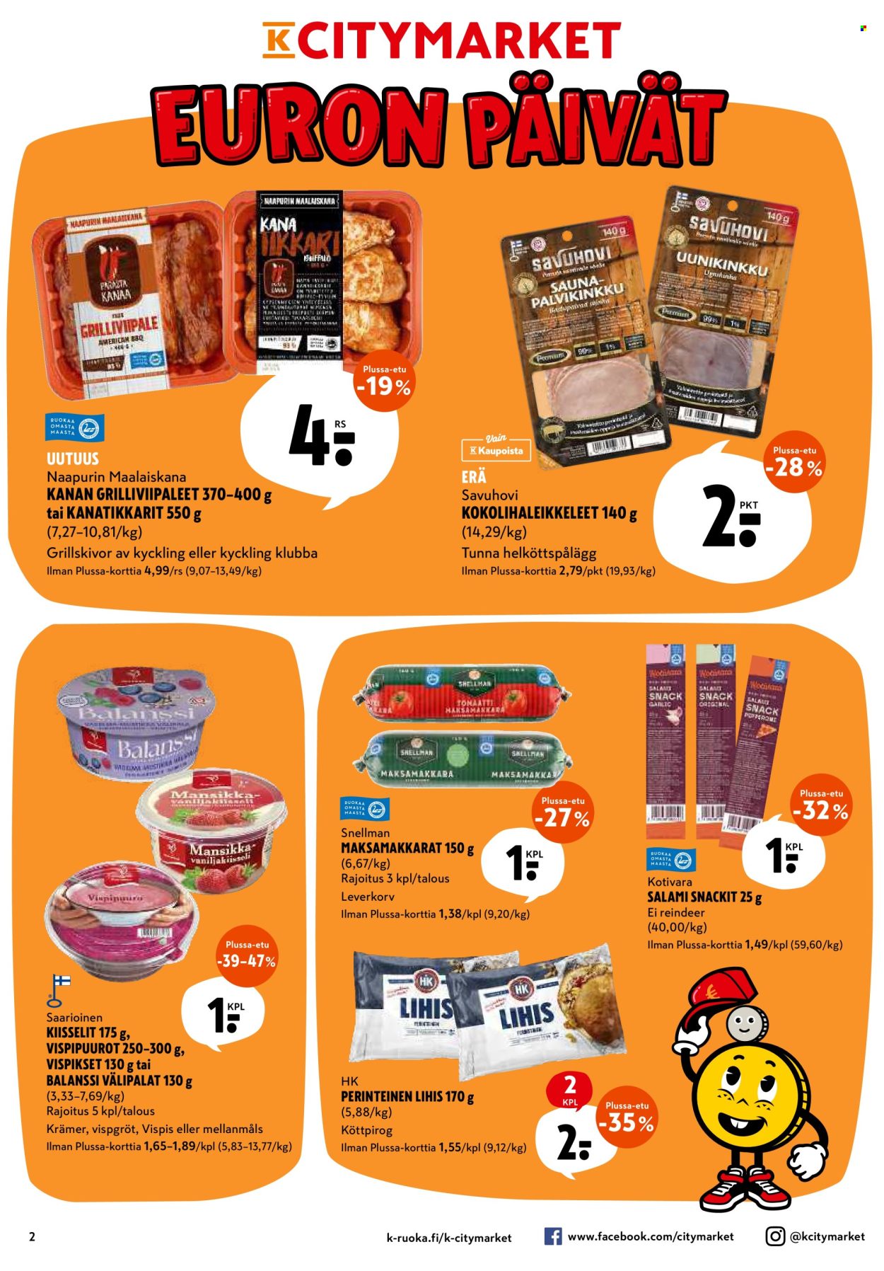 K-citymarket tarjouslehti  - 13.07.2026 - 15.07.2026. Sivu 2