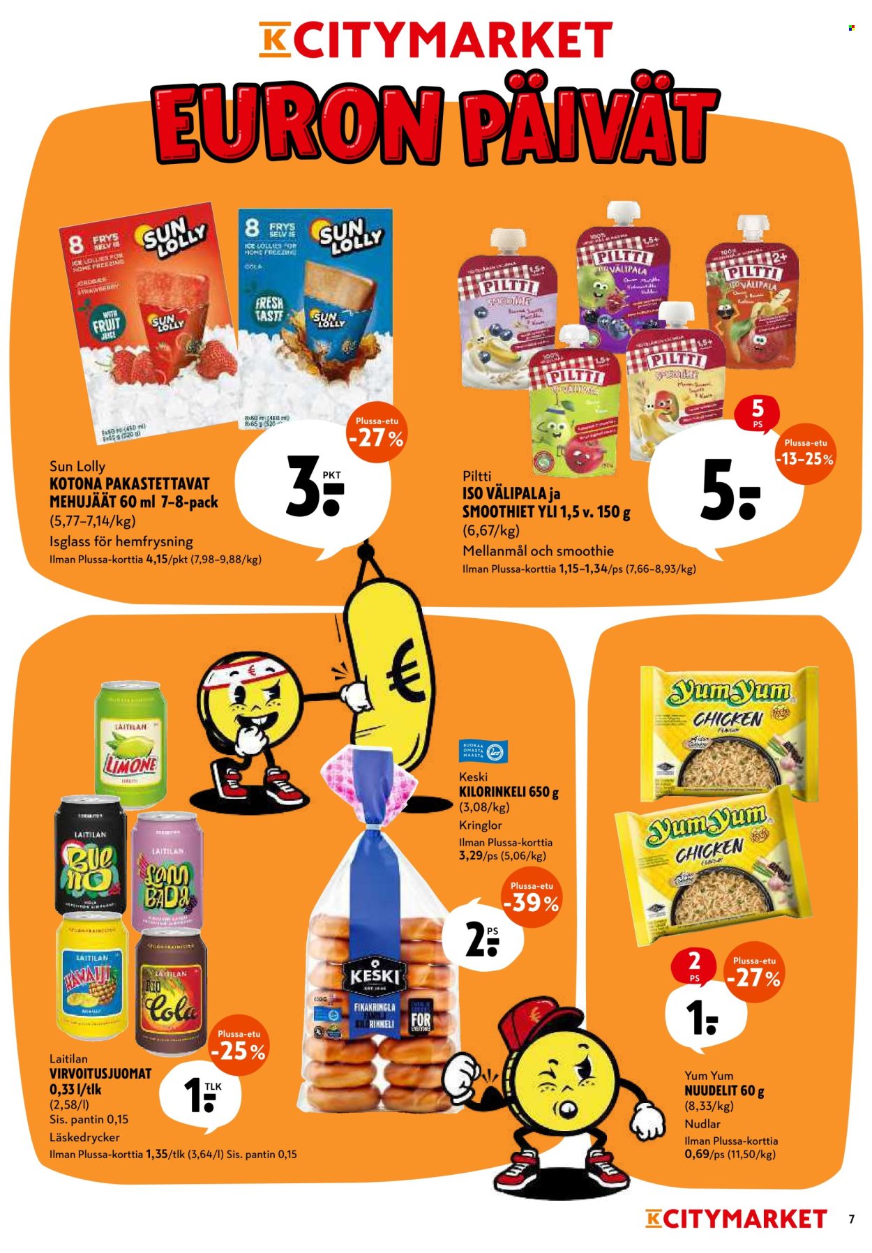 K-citymarket tarjouslehti  - 13.07.2026 - 15.07.2026. Sivu 7