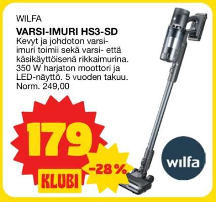 WILFA VARSI-IMURI HS3-SD