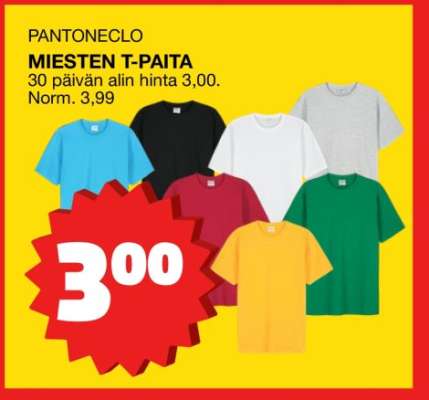 PANTONECLO MIESTEN T-PAITA