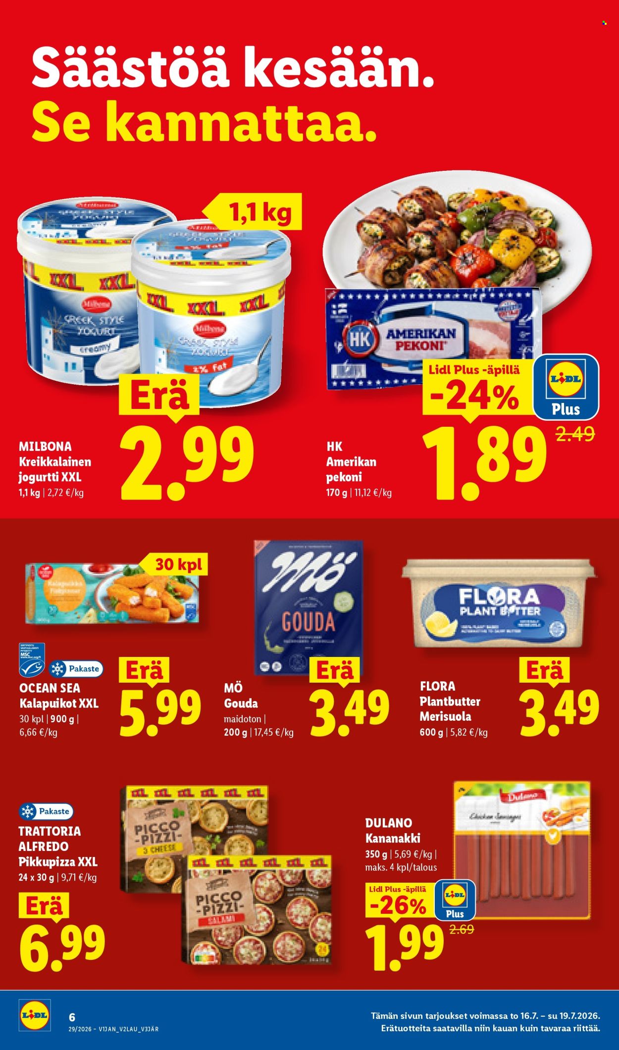 Lidl tarjouslehti  - 16.07.2026 - 22.07.2026. Sivu 6