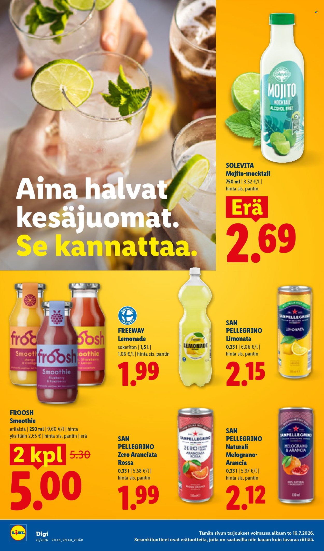 Lidl tarjouslehti  - 16.07.2026 - 22.07.2026. Sivu 8