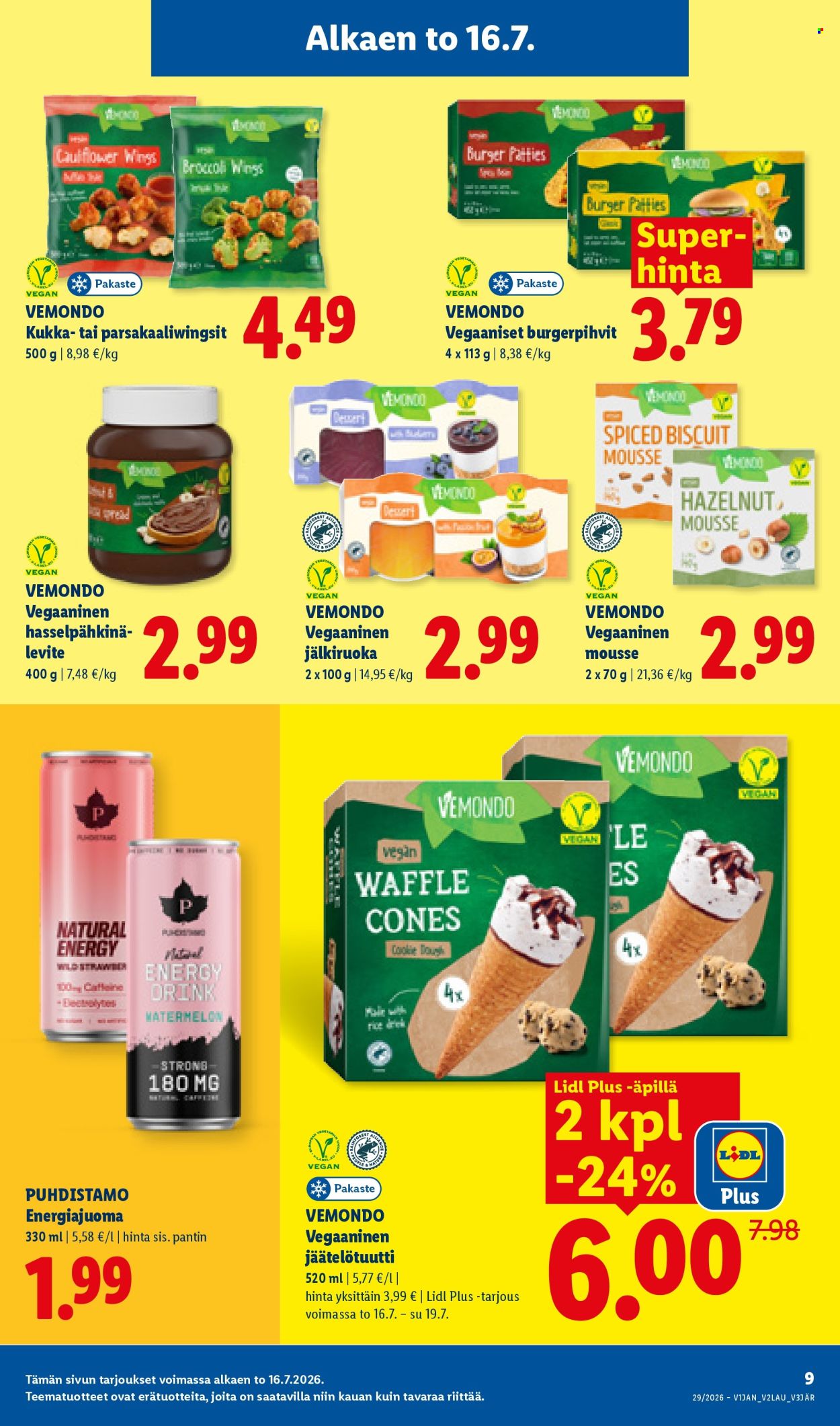 Lidl tarjouslehti  - 16.07.2026 - 22.07.2026. Sivu 13