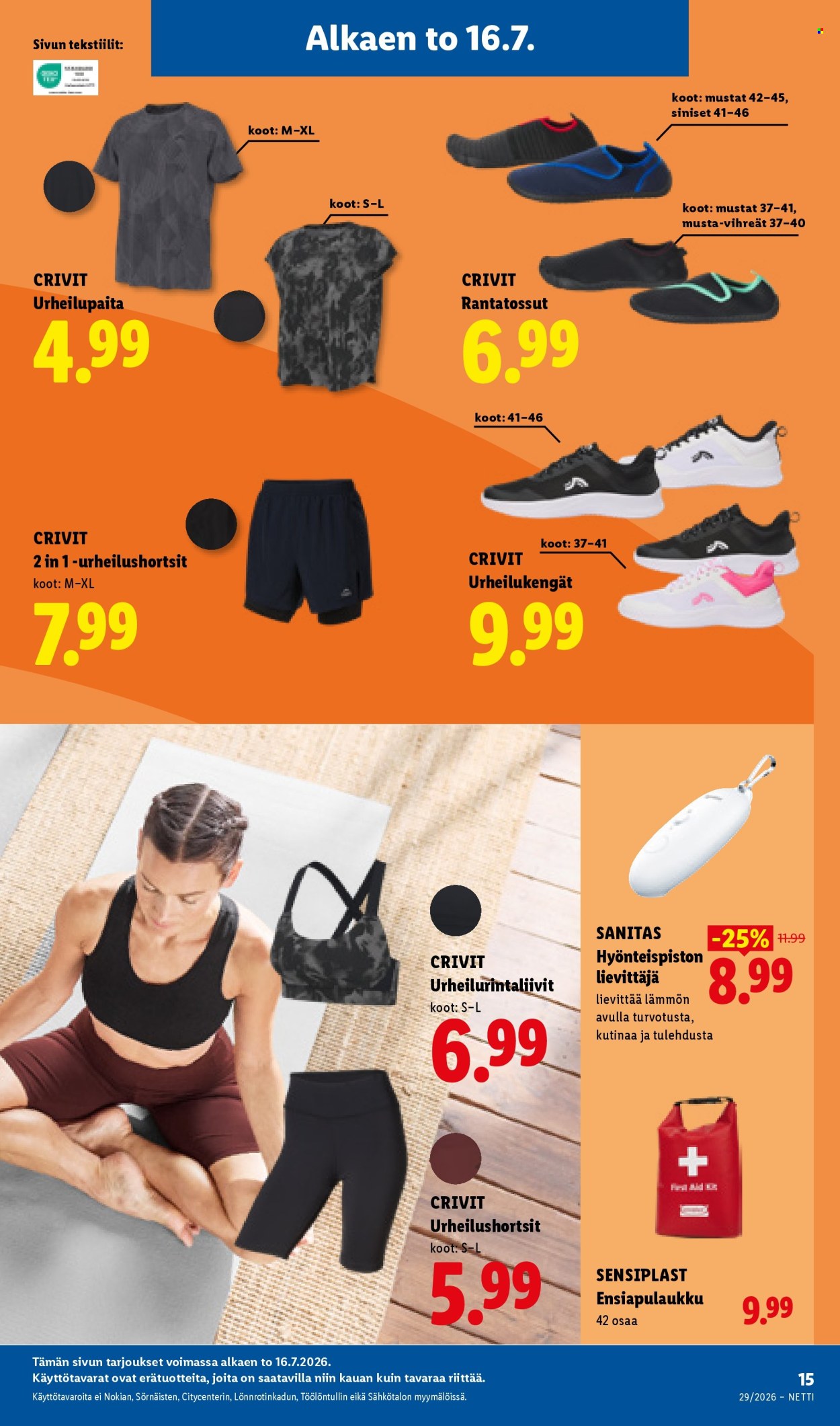 Lidl tarjouslehti  - 16.07.2026 - 22.07.2026. Sivu 21