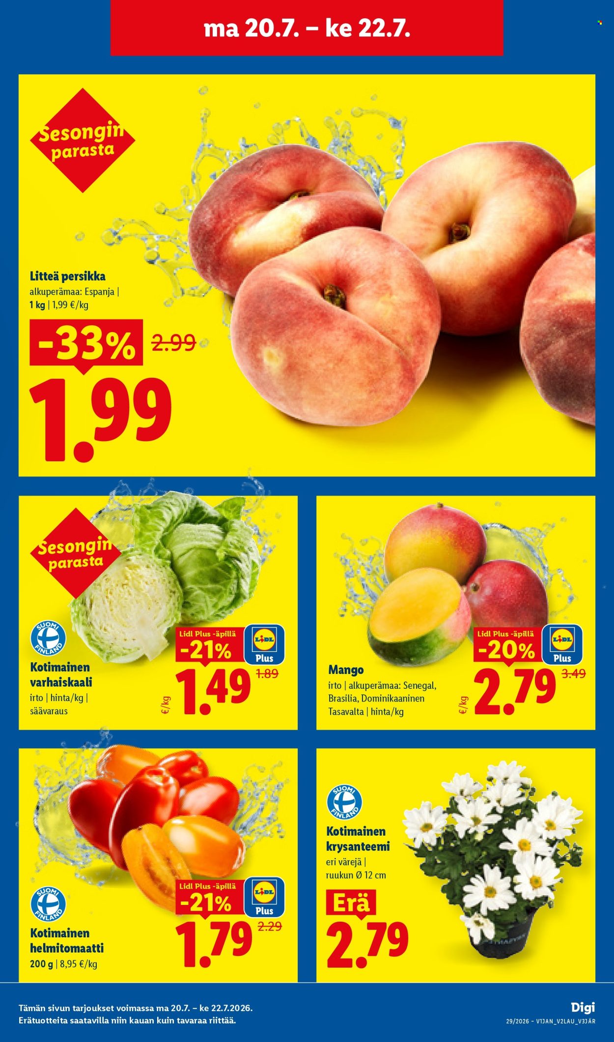Lidl tarjouslehti  - 16.07.2026 - 22.07.2026. Sivu 23