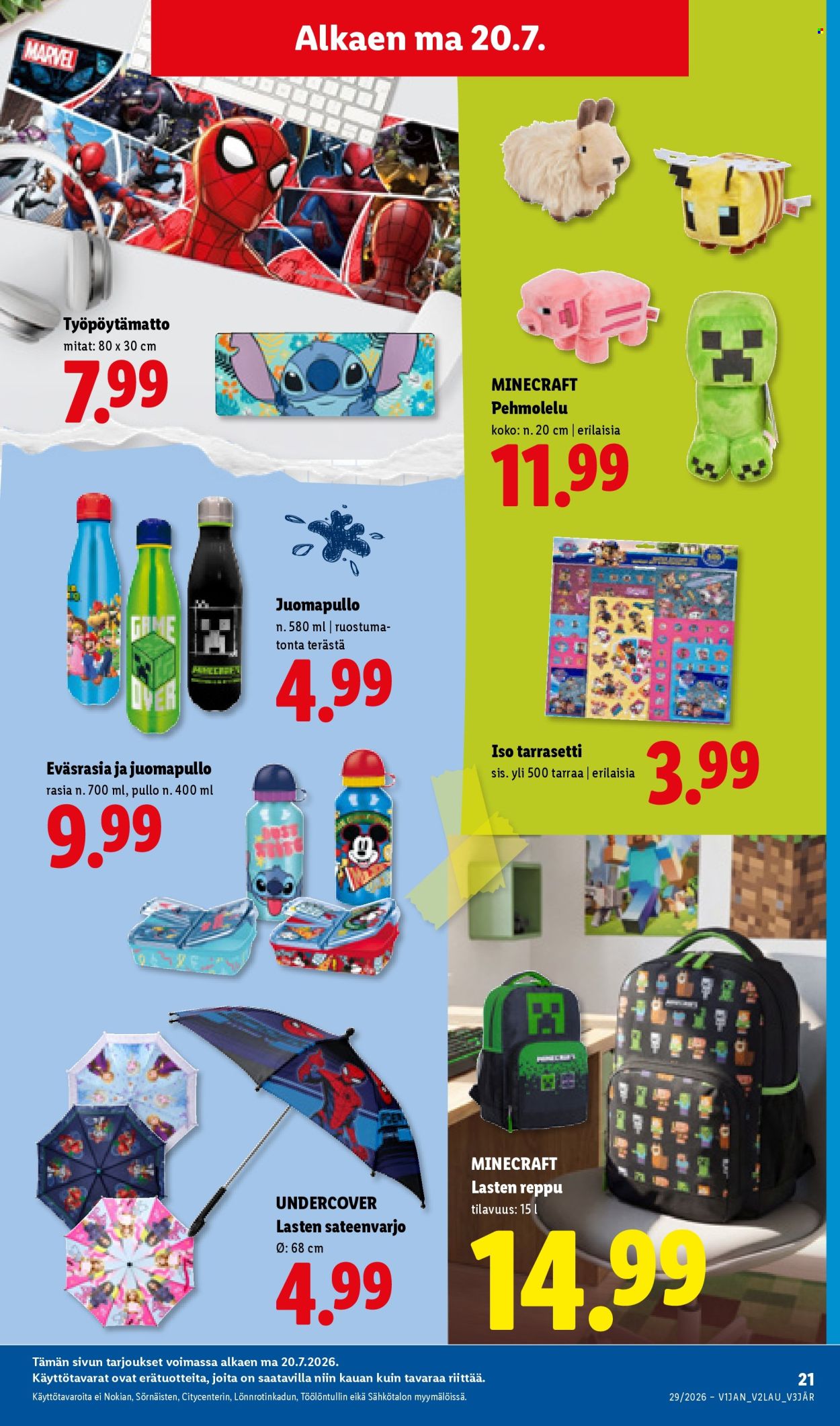 Lidl tarjouslehti  - 16.07.2026 - 22.07.2026. Sivu 29