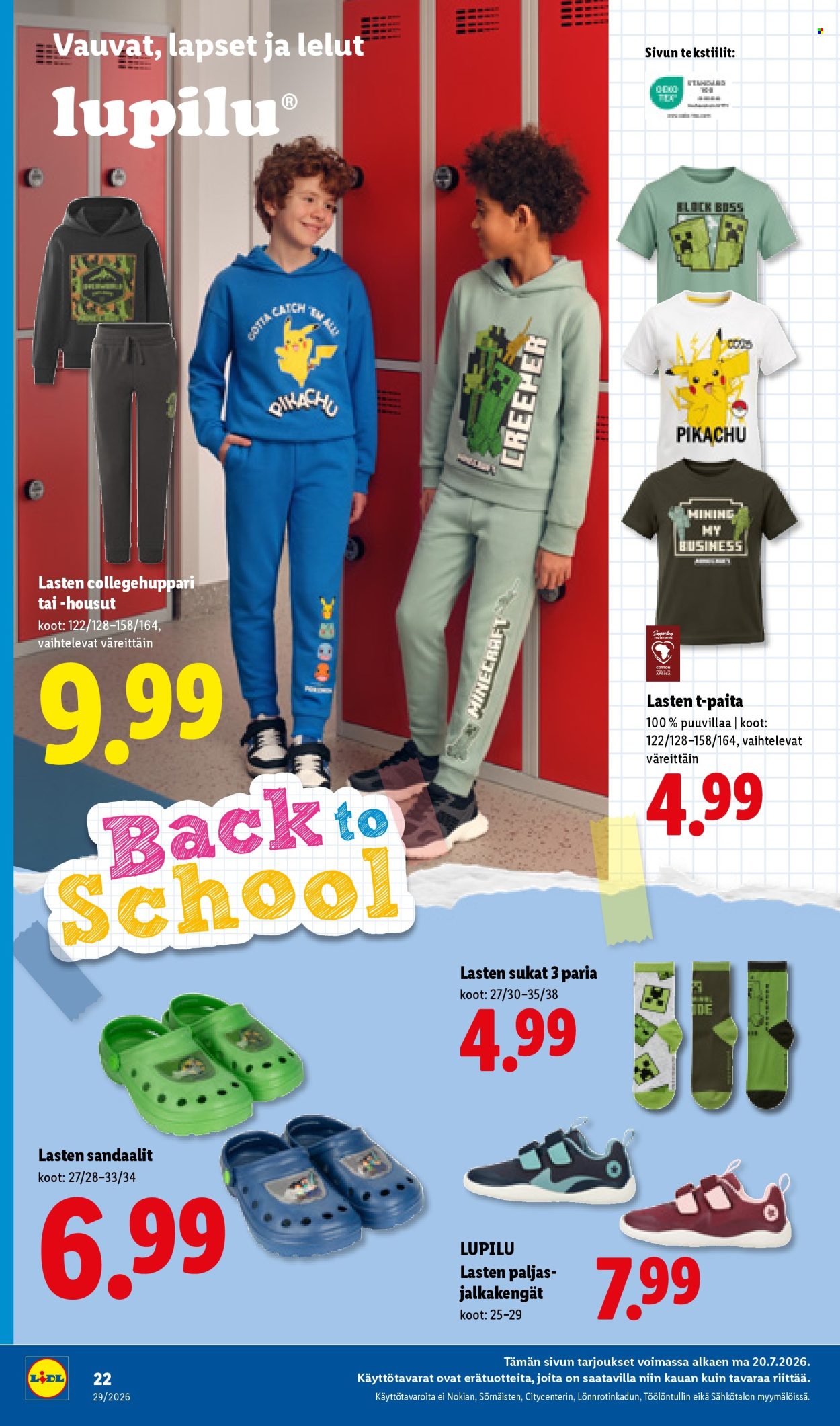 Lidl tarjouslehti  - 16.07.2026 - 22.07.2026. Sivu 30