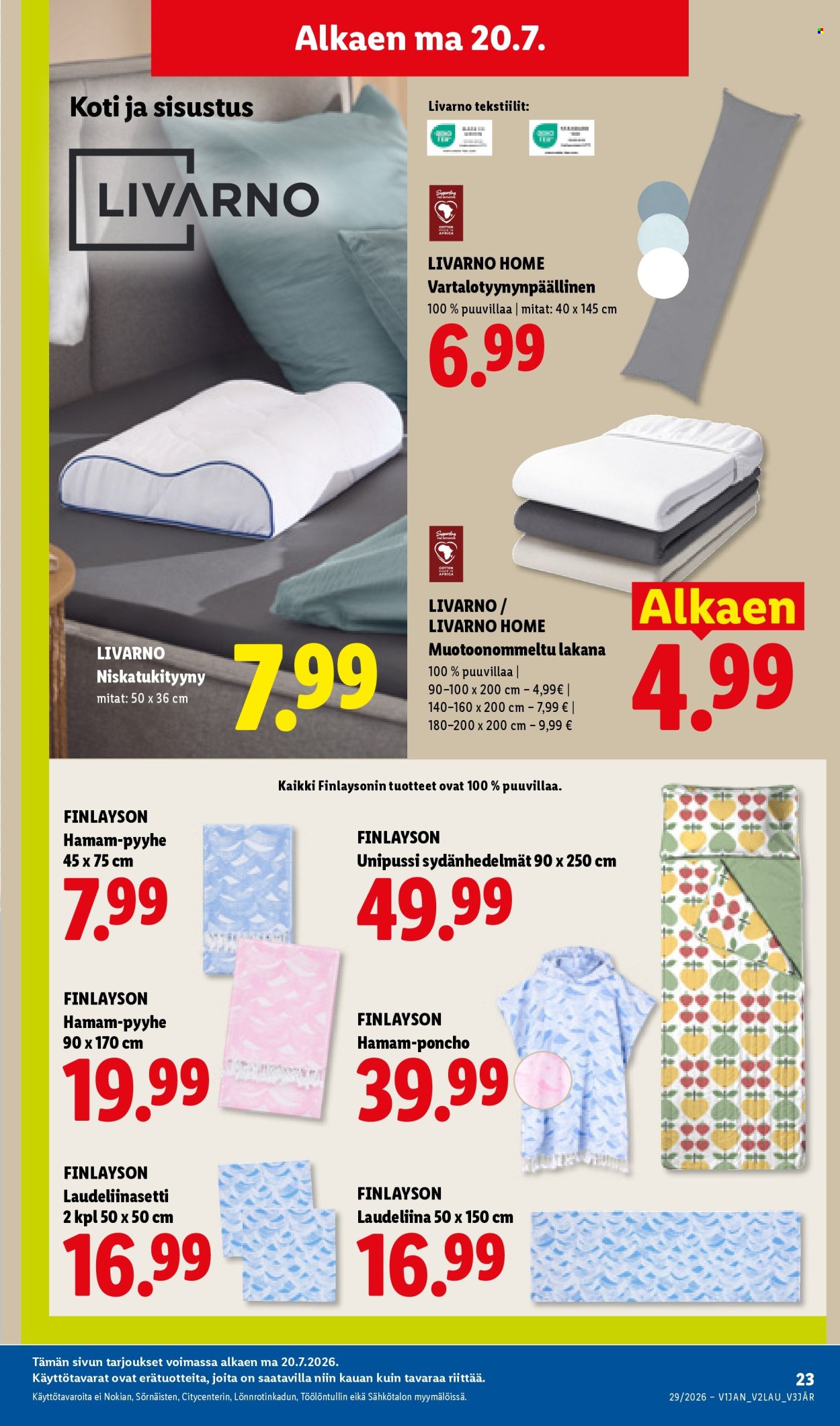Lidl tarjouslehti  - 16.07.2026 - 22.07.2026. Sivu 31