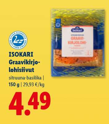 ISOKARI Graavikirjolohisiivut