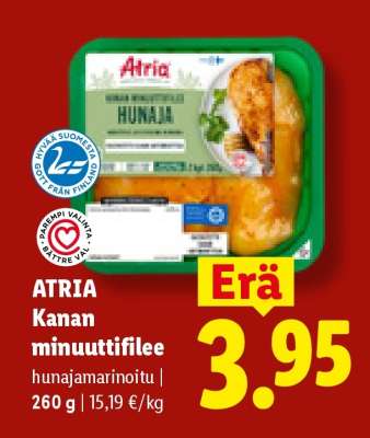 ATRIA Kanan minuuttifilee hunajamarinoitu