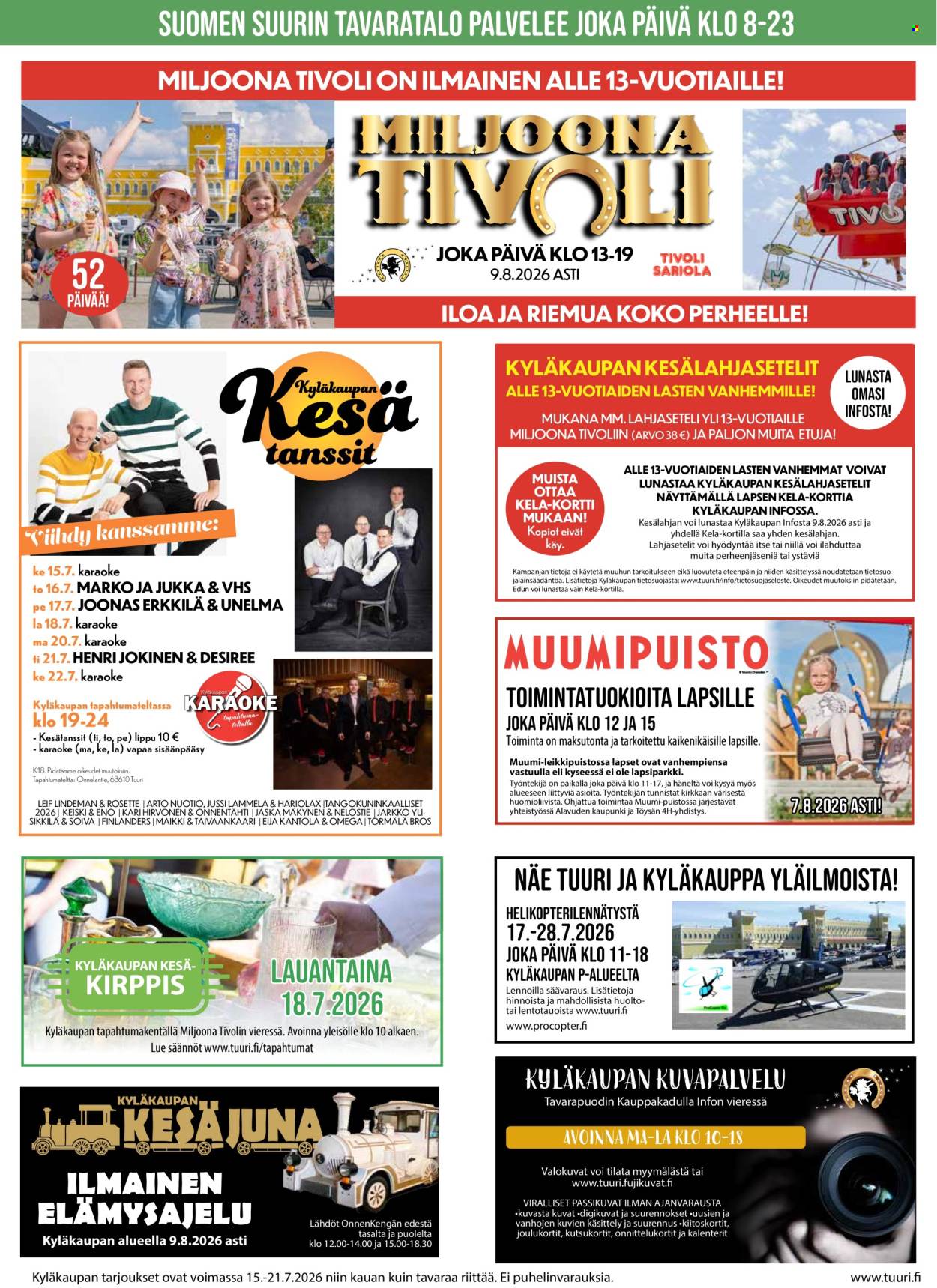 Tuuri tarjouslehti  - 15.07.2026 - 21.07.2026. Sivu 2