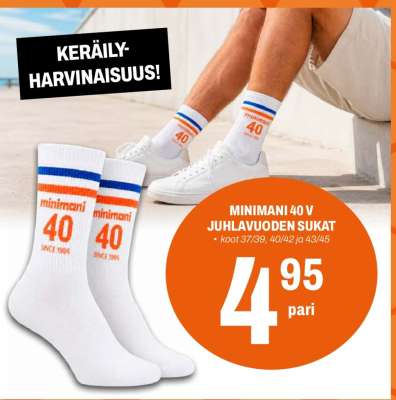 MINIMANI 40 V JUHLAVUODEN SUKAT