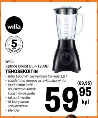 Wilfa Xplode Boost BLP-1200B