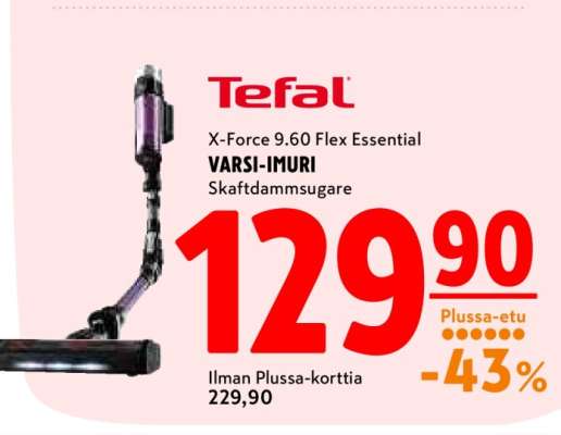 Tefal X-Force 9.60 Flex Essential VARSI-IMURI