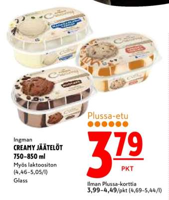 Ingman CREAMY JÄÄTELÖT