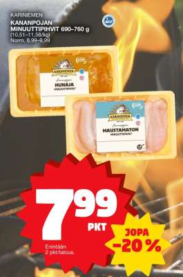 Kariniemen KANANPOJAN MINUUTTIPIHVIT